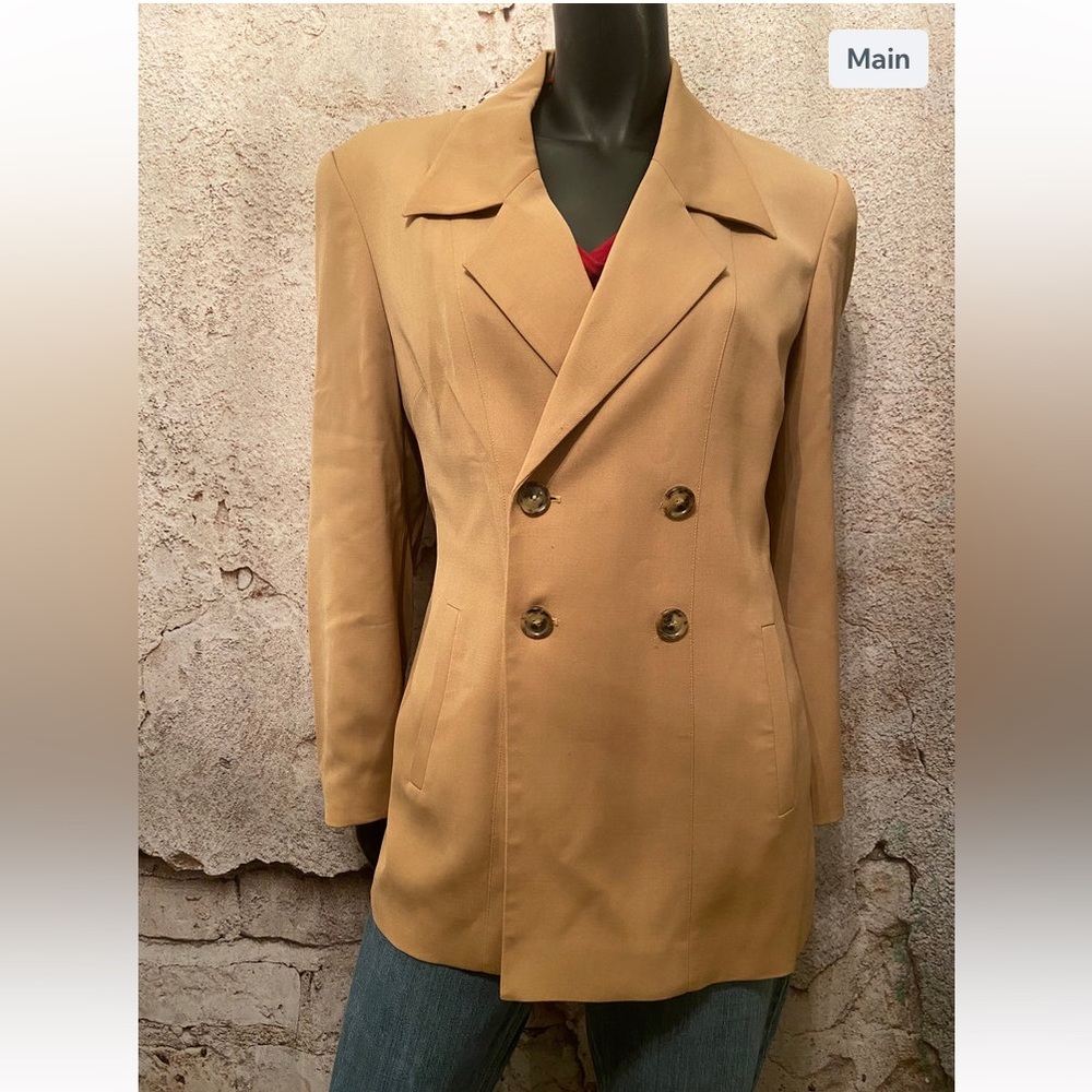 CM Pabst Camel Double Breasted Blazer